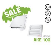 Maico - Originale AKE 150/1, deumidificazione automatica del seminterrato, piccolo ventilatore per cantina o cantina, ripostiglio, stanza di essiccazione, lavanderia