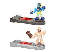 Akedo 14259 EA Ultimate Arcade Warriors Versus Pack WILD TIDE VS BIG STINKY Mini Action Figure Pronto, Lotta, Split Strike, Multicolore
