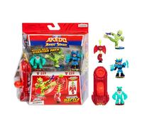 Akedo 15281 Legends Beast Strike Starter Set, 3 Warriors, include accessorio di addestramento e controller esclusivo