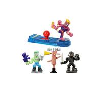 Akedo EA Ultimate Arcade Warriors Starter Pack Mini Action Figure Ready, Fight, Split Strike, Singolo, Multicolore, 2.19 x 4.25 x 3.46 Inches, 14232