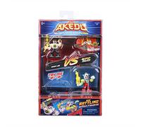 Akedo- EA Ultimate Arcade Warriors Versus Pack CHUX Lee VS CRACKUP Mini Action Figure Ready, Fight, Split Strike, Multicolore, Small, 14257