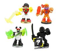 Akedo Legends of Powerstorm Warrior Collector Pack 4 Mini Battling Warriors tra cui 1 guerriero ultra raro e 1 guerriero misterioso