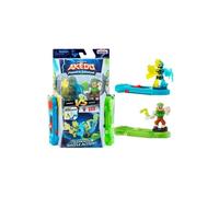 Akedo Leggende Powerstorm - Cofanetto duello 2 combattenti in miniatura e 2 controller di combattimento Shortout VS Sandtrap