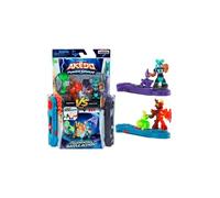Akedo Leggende Powerstorm - Set di 2 combattenti in miniatura e 2 controller da combattimento Burndown VS Shred Head