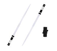 Akemaio 2 in 1 per Bambini Light Up Sword Life Sword Toy Spada Flessibile Giocattoli per Natale Halloween Compleanno (78 connettore telescopico a Due carichi 240g)