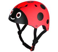 Akemaio Bambini a Cavallo Casco Protettivo Carino Coccinella Bambino Pattinaggio Bici di Riciclaggio del Casco di Sicurezza dei Bambini Balance Casco da Bicicletta