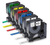 Aken Nastro Compatibile con Dymo D1 Etichette 9mm x 7m