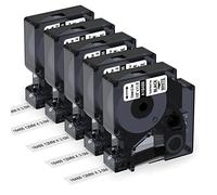 Aken Nastro Compatibile con Dymo Rhino 18488 12 mm x 3.5 m Etichette