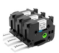 Aken TZ-251 24mm Nastro Etichette Compatibile con Brother TZe 24mm