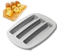 AKENZ - Stampi per mini torte a 3 scomparti, ideali per creare deliziosi dolci - Antiaderenti e facili da pulire - Perfetti per feste, dessert e altro ancora!
