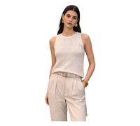 Akep, ,Knitwear ,Donna ,Beige ,XL Top Lace Corto