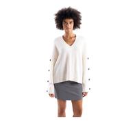 Akep - Maglia Andrea Scollo a V - - Knitwear - Donna - Bianco - M