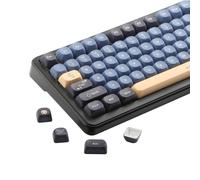 AKepopery Copritasti in PBT, tema spada, con profilo MOA, per tastiera personalizzata 60, 65, 75, 100%, sublimazione a 5 colori, 134 tasti, set di tappi per tastiera Cherry Gateron MX Switches