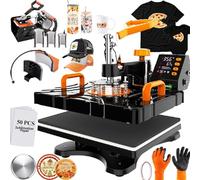 AKEYDIY PrimePress - Pressa per caldi, 30 x 38 cm, colore: Nero