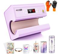 AKEYDIY Tumblers Heat Press, Nero, 30 OZ - Lila