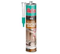 Akfix 610 PU Express - Colla di montaggio trasparente da 380 g