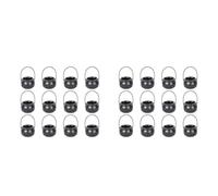 Akfldms 24 Pezzi di Vaso per Streghe di Halloween in Plastica Mini Calderone per Streghe Porta Caramelle Nero Decorazione di Halloween Decorazione per