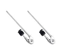 Akfldms 2X Morsetto per Estensione per Batteria, Piatto, Rimovibile, Accessori per Batteria, Supporto per Morsetto per Piatto per per Batteria di Strumenti A Percussione