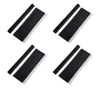 Akfldms 8X Frigorifero Maniglia Coperchio Maniglia Cucina Maniglie Decor Antiscivolo Protettivi per Forno A Microonde Conservare Fuori Impronte Digitali Olio Liquido Nero