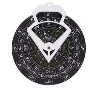 Akfldms Accessori per Chitarra per Musicisti CHITARD CHODD WHED OF FILTHS Circle For Guitar Chord Wheels Music Learning Tool Black