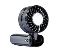 Akfldms Borsa Frigo Ventola Ad Alta Velocità Ventilatore Portatile Ventilatore Piccolo Ventilatore Portatile NERO