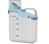 Akfldms Contenitori per La Conservazione Degli Alimenti Trasparenti Ermetici per Dispensa, Set con Coperchi e Beccuccio Versatore, per Conservare Gli Alimenti Secchi In Cucina A