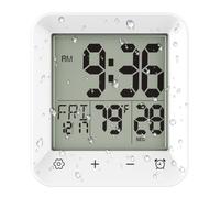 Akfldms Impossibile, Orologio da Parete del Bagno Digitale, Orologio Doccia Touch Screen, Lettura della Temperatura, per Bambini e Adulti