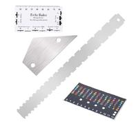 Akfldms Livellaggio del Righello Fareboard Fret Edge Rigno di Livellamento Della Curva di Livellamento