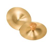 Akfldms Piatti da Dito Professionali In Rame da 3,5" 2 Pezzi per Danza del Ventre Strumento Musicale A Percussione per Esibizioni Dal