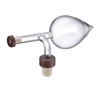 Akfldms Versatore Portatile per Bottiglie di Vino Rosso, Decanter Rapido, Dispositivo per La Disintossicazione del Vetro, Aeratore per Vino Rosso Trasparente A Forma di Pesca/Rotondo