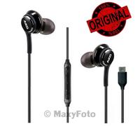 AKG AURICOLARE STEREO ORIGINAL CUFFIE MICROFONO GH59-15107A TYPE-C BLACK 79718BA