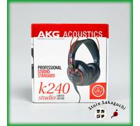 AKG K240 Studio Japan Limited Edition Cuffie posteriori semi aperte nere e rosse