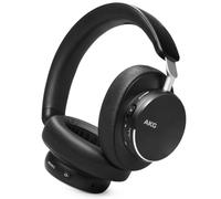 AKG N9 Hybrid Over-Ear Headphones - Audio cristallino wireless, Cancellazione attiva del rumore adattiva, Qualità delle chiamate certificata Zoom, 100h di autonomia, Bluetooth, USB-C, Nero