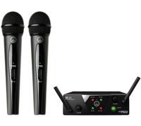 AKG WMS40 Mini 2 Vocal Set US25B/D 537.900 + 540.400MHz Radiomicrofono Doppio.