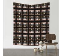 AKGFFDS Arazzo decorativo 152,4 x 129,5 cm con stampa di montagne e fiumi lontani, morbido, resistente, delicato sulla pelle, leggero, da appendere alla parete, per interni ed esterni