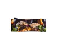 AKGFFDS Big Burger - Fascia per capelli con fiocco, morbida, delicata sulla pelle ed elastica, in poliestere, per neonati da 0 a 6 mesi
