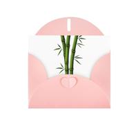 AKGFFDS Biglietto di auguri rosa per le vacanze con biglietto bianco e perla bel blocco note in bianco Un orgoglioso bambù Stampa