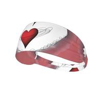 AKGFFDS Have a loving heart Printing Elastic Esercizio Fascia Sport Head Tie per uomini e donne, morbido, ad asciugatura rapida