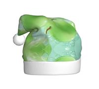 AKGFFDS Il cappello di Natale di stampa dell'uva verde per il materiale adulto è morbido e leggero