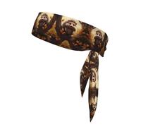AKGFFDS Little hedgehog on the tree - Fascia per capelli sportiva con stampa per uomini e donne, morbida e traspirante, traspirante e traspirante