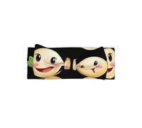 AKGFFDS Shy Smile - Fascia per capelli con fiocco, morbida, delicata sulla pelle ed elastica, in poliestere, per neonati da 0 a 6 mesi