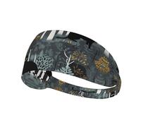 AKGFFDS Stile artistico con stampa di più gatti, fascia elastica per esercizi sportivi, per uomini e donne, morbida, ad asciugatura rapida