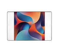 AKGFFDS Tappeto in tessuto di flanella con stampa di uno scontro di colori, 152,4 x 99,1 cm, per soggiorno, ufficio, tavolino, letto, balcone