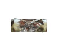 AKGFFDS The little Elephant on the swing - Fascia per bambini con fiocco, morbida, delicata sulla pelle ed elastica, in poliestere, per neonati da 0 a 6 mesi