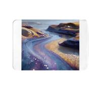 AKGFFDS Zerbino 40,6 x 61 cm con stampa glitter luccicanti sabbie mobili idroassorbente antiscivolo per porte d'ingresso, ingressi e bagni