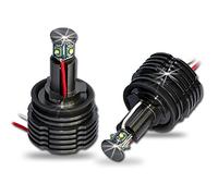 Akhan stlh84 - LED SMD Angel Eyes luce di posizione 20 W h8 adatto per X6 E71