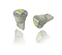 Akhan T10SW - Lampadina SMD LED W5W T10 12V, tipo Wedge Base, con 5050 SMD, colore bianco