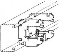 Akifix - AGGANCIO A SCATTO NAMCSU44001PER PUTRELLE (pz50)PER PROFILO DA SOFFITTO