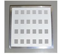 AKIFIX NAMCP04035ASO botola ispezione e areazione 60 x 60 Alluminio e MDF bianco