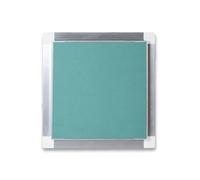 AKIFIX NAMCP04080BD BOTOLA D'ISPEZIONE DORIKA LASTRA 13 mm - 1 PZ - 30 x 120 cm TELAIO IN ALLUMINIO NATURALE CON GUARNIZIONE E SPORTELLO IN CARTONGESSO